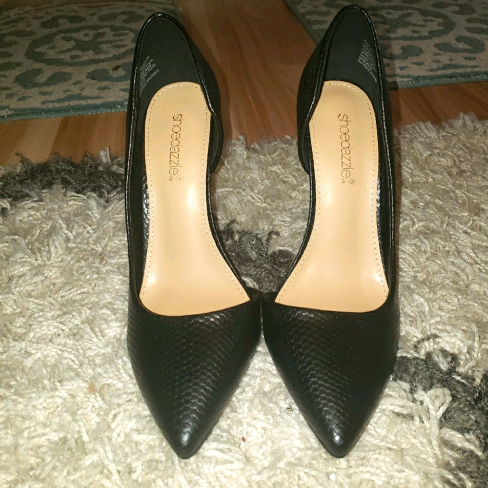 Black high heels
